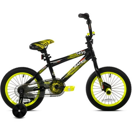 14" Kent Dirt Racer Boys' Bike, Black/Yellow
