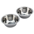 thumbnail image 4 of Comedero para perros Ticfox cuencos de acero inoxidable dobles lujo, 4 of 11