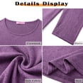 thumbnail image 5 of MOSHU 3 Pack T Shirts for Women Crew Neck Plus Size Women Shirts Long Sleeve Tees Casual Basic Fall Tops, 5 of 9
