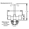 thumbnail image 2 of Scandvik 10474P Chrome Plated Brass J Spout Folding Mixer Faucet, 2 of 2