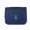 Dark Blue, variant on Clamshell Waterproof Twill Travel Toiletry Bag Large Capacity Portable Cosmetic Organizer with Carry Handle Multi Compartment for Vacation Business Trip