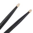thumbnail image 4 of Par de baquetas para banda de música, baquetas de madera de arce 5A con puntas ovaladas, aptas para todos los tambores., 4 of 7