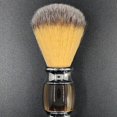 thumbnail image 2 of Synthetic Shaving Brush Resin Handle Travel Brush,Lathering Well with Shaving Soap Cream for Men Wet, 2 of 5