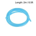 thumbnail image 3 of Uxcell Silicone Tube 2mm ID x 4mm OD 2m/6.6ft Rubber Tubing Sky Blue, 3 of 3