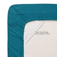 thumbnail image 5 of Supreme 7 Piece Bed-In-A-Bag All Season Solid Comforter & Sheet Set, King, Teal, 5 of 5
