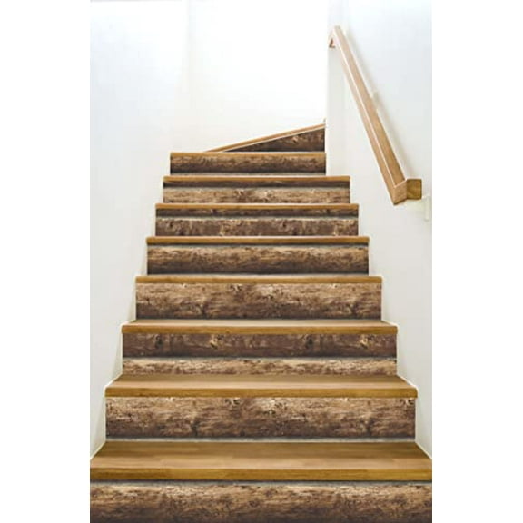 NextWall Faux Log Cabin Peel and Stick Wallpaper