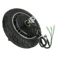 thumbnail image 1 of POCREATION Moteur de Moyeu de Roue Résistant à la Pression, Moteur de Moyeu de Trottinette Électrique, avec Pneu Sans Balais pour Remplacement de Moteur de Moyeu Trottinette Électrique 8 Pouces, 1 of 8