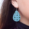 thumbnail image 3 of Pendientes navideños de piel sintética,Pendientes colgantes navideños, 3 of 5