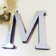 thumbnail image 1 of Xihbxyly Adhesivo de Pared para Espejo Diy, Diseño de 26 Letras de La a A La Z, Elegante Decoración Acrílica para El Hogar, Arte de Pared Versátil para Sala de Estar o Dormitorio, Fácil Instalación,, 1 of 2
