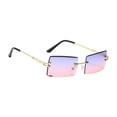 thumbnail image 2 of Gafas de sin borde de lentes de modernos para la playa de compras de viajes de viaje al aire libre Toppurple bottompink, 2 of 8