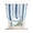 Navy, Blue, White, variant on Navy Blue Striped Tie Up Curtains for Kitchen Windows,Adjustable Rod Pocket Valance 45 Inch Short, Watercolor Abstract Vertical Stripes Ombre Window Treatment Balloon Roman Blind Shade, 42" x 45"