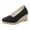 Black, variant on YUHAOTIN Walking Sandals Women Comfortable Fashion Summer Weave Wedges Breathable on Round Toe Sandals Comfortable Beach Single Shoes Womens Dress Sandals Wide Width Flat