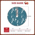 thumbnail image 2 of Lukts Cozy Winter Socks Pattern Print Color Life Christmas Tree Skirt, Winter Holiday Tree Mat Decoration ,Can be Used as A Shawl-36", 2 of 6