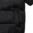 thumbnail image 4 of QSAWXQZ Men's Short Sleeve Quilted Down Jacket Solid Crewneck Zip Up Cardigan Puffer Coat with Pockets Black 2XL, 4 of 4