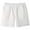 White, variant on BLVB Boys Girls Pull on Jogger Shorts Kids Casual Cotton Sweat Lounge Shorts with Pockets Toddler Summer Clothes