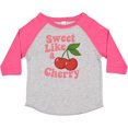 thumbnail image 3 of Inktastic Sweet Like a Cherry Cute Cherry Illustration Boys or Girls Toddler T-Shirt, 3 of 5