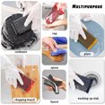 thumbnail image 4 of Topboutique Steel Wool Kitchen Sponges 6 Pieces Non-Scratch Scrub Sponges Pads Cleaning Scrub Sponge Kitchen Scrubbers Dish Sponges for Cleaning Multi-Use Heavy Duty Scrub Sponge,Black, 4 of 6