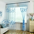 thumbnail image 5 of Product Classification Curtain - Voile Sheer Drape with Leaves Pattern for Home Décor - Window Curtain Solution, 5 of 5