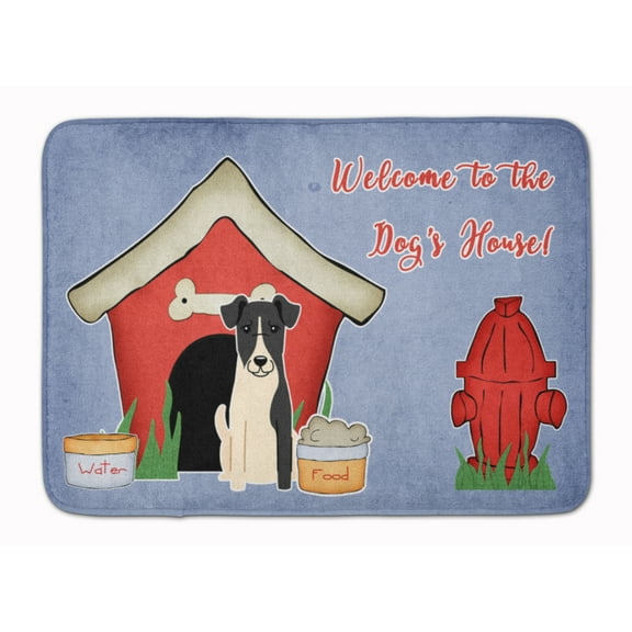 Dog House Collection Smooth Fox Terrier Machine Washable Memory Foam Mat