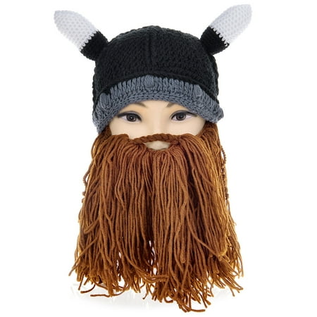 VBIGER Beard Hat Beanie Hat Knit Hat Winter Warm Octopus Hat Windproof Funny For Men & Women