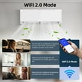 thumbnail image 6 of Havato 12,000 BTU Mini Split Air Conditioner AC Unit with Heat Pump & Alexa Googlehome Remote Control, 6 of 9