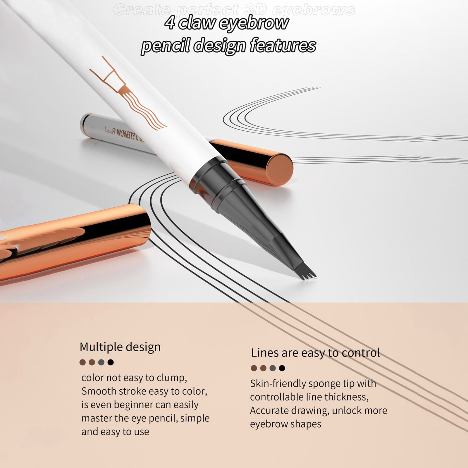 of Makeup Brow Growth with Color Give Brow plus Highlighter Pencil Makeup Eyes Edge Precision Brow Pencil Clear Brow Wax Pomade Eyebrow Waxing Pen with Strips And Brow Tint Dark Its Cosmetics