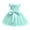 a-Light Green, variant on Girls Formal Dress Elegant Sleeveless Pink Dress V-Back with Big Bow Birthday Girl Dress Cute Clothes for Girls 4T