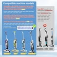 thumbnail image 2 of 8 Pack Replacement Parts for Bissell CrossWave Series 1785, 2306, 2551, Includes 4 Multi-Surface Brush Rolls + 4 HEPA Filters, Compatible with 1608683, 160-8683, 1608684, 2 of 8