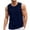 Navy, variant on Siilsaa Men's Casual Tank Tops 1 Pack Knit Sleeveless Lightweight Tee Muscle Basic T Shirts Navy,3XL