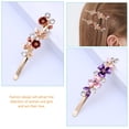 thumbnail image 4 of 6pcs Bobby Pin Rhinestones Flower Hair Pin Vintage Barrettes Hair Accessories, 4 of 8
