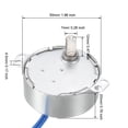 thumbnail image 5 of Motor Síncrono de Engranaje Metálico Uxcell AC 100-127V 45-54RPM 50-60Hz CCW/CW 4W para Horno de Microondas, 5 of 5