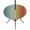 Yellow Green, variant on Round Outdoor Tablecloth with Umbrella Hole and Zipper, Colorful Ombre Tablecloth with Elastic Waterproof, Abstract Modern Art Aesthetics Patio Table Covers for 36" - 44" Picnic Pool Tables