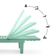 thumbnail image 4 of Hearth and Harbor Set of 4 Chaise Outdoor Lounge Chairs for Pool Chairs or Patio Furniture, Sage Green, 4 of 6