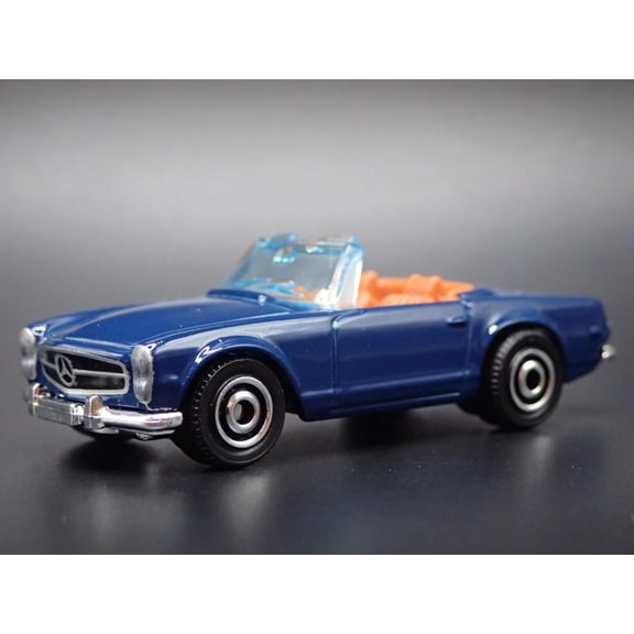 Open Box 1963-1967 MERCEDES-BENZ 230 SL CONVERTIBLE 1:64 SCALE DIORAMA DIECAST MODEL CAR
