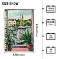 thumbnail image 2 of FORMRS 1-Subject Spiral Notebook 8" x 5" College Ruled 60 Refillable Sheet A5 Hard Cover, Window Plants, 2 of 7
