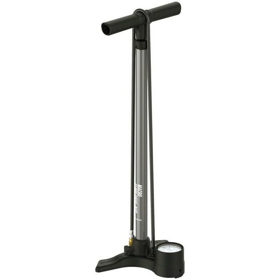 Lezyne Macro Floor Drive ABS Floor Pump - ABS Chuck, 220psi, Flat Grey