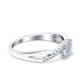 thumbnail image 7 of Infinity Wedding Band Engagement Ring Size-5 Simulated CZ 925 Sterling Silver, 7 of 7