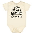 thumbnail image 3 of Inktastic Nana and Grandpa Love Me Girls Baby Bodysuit, 3 of 5