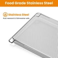 thumbnail image 4 of Air Fryer Rack Compatible with Ninja DT201 DT251 Foodi XL Toaster Oven, Stainless Steel, 4 of 8