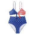 thumbnail image 2 of Bikini Sets for Women Two Piece Swimsuit High Waisted Bathing Suit Tummy Control Swimwear, 2 of 9