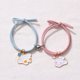 thumbnail image 1 of Pulsera de cuerda elástica para parejas, brazalete con dijes magnéticos, colgante de amistad, accesorios de joyería de moda, día de san valentín, 2 uds., 1 of 4