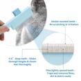 thumbnail image 3 of Peine para Gatos Unique Bargains Cepillo de Eliminación de Pelo para Mascotas con Botón de Liberación Peine para Pulgas para Cepillo de Aseo Autolimpiante para Masajear y Eliminar Pelo Suelto Azul, 3 of 7