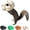 White A3, variant on Dinosaur Head Squirrel Feeder - Funny Hanging T-Rex Squirrel Feeders for Outside, Backyard Patio Garden Outdoor Yard Decor Box, Novelty Nut Critter Gag Gifts for Animal Lovers