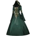 thumbnail image 3 of Women's Medieval Hooded Fancy Dress Victorian Dress, 3 of 6