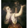thumbnail image 2 of Titian 15x16 White Modern Wood Framed Museum Art Print Titled - Salome With The Head of John The Baptist, 2 of 4