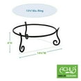thumbnail image 6 of Achla Designs 14 In Crackle Glass Bowl Birdbath Decoration w/ Stand, Green, 6 of 7