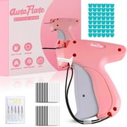 Stitch Gun for Clothes - Handheld Stitch Tag Gun Quick Clothing Fixer - Tagging Gun - Include 5 Replacement Needles, 100 Bear Buttons, 1000 Black & 1000 White Fasteners(Pink)