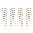 thumbnail image 2 of Qarigey 6 piezas de pegatinas de tatuajes de cejas para niñas, impermeables, naturales, para niñas, cejas postizas, accesorios cosméticos Pinceles de maquillaje y herramientas tipo 27 Marrón, 2 of 6