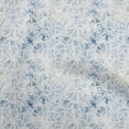 thumbnail image 1 of oneOone Georgette Viscose Medium Blue Fabric Abstract Line Drawing Floral Sewing Craft Projects Fabric Prints By Yard 42 Inch Wide, 1 of 5