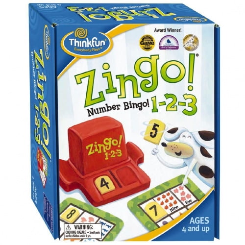 Zingo Number Bingo 1-2-3 Game Replacement Tiles Full Set of 72 ThinkFun 